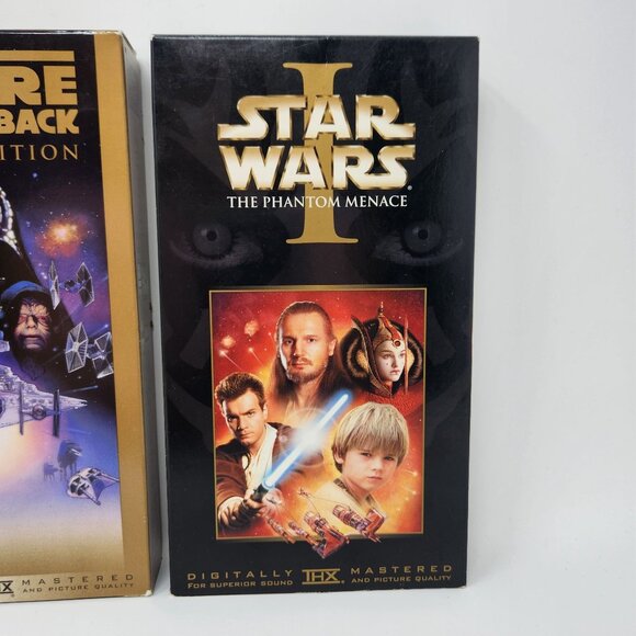 Star Wars VHS Trilogy Special Edition & The Phantom Menace Digitally THX Mastere - Picture 4 of 15